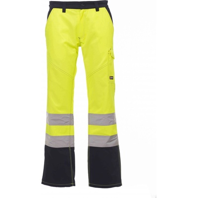 Payper CHARTER POLAR reflexné zateplené nohavice pánske Fluorescent yellow Navy blue