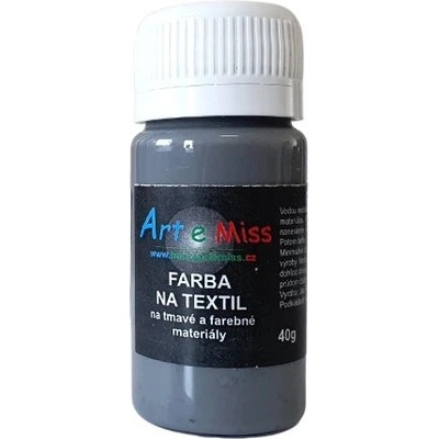 Artemiss farby na tmavý textil 40 g 13 sivá