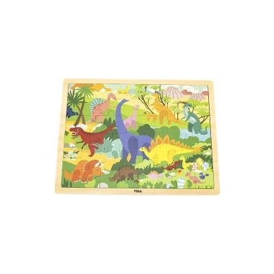 Vigan Viga Viga 44584 Puzzle on the subclade 48 elements - we meet the dinosaurs