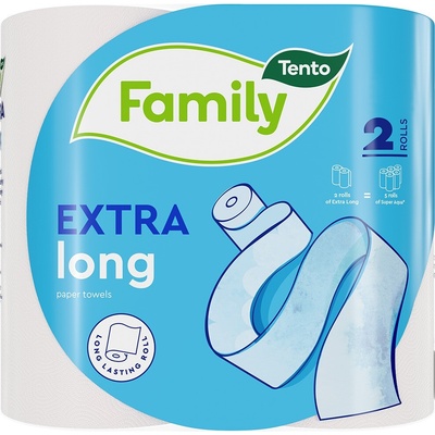 Tento Extra long kuchynské utierky dvojvrstvové 2 ks