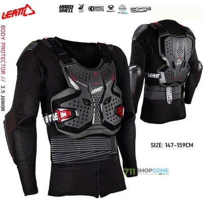Leatt Body Protector 3.5 Junior čierna