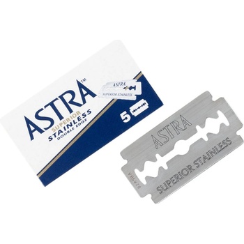 Astra Класически самобръсначки Astra Superior Stainless (5 бр. ) Ножчета за бръснене