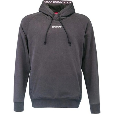 CCM Team Fleece Pullover Hoodie Dark Grey