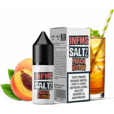 Infamous Saltz Peach Ice Tea 10 ml 20 mg