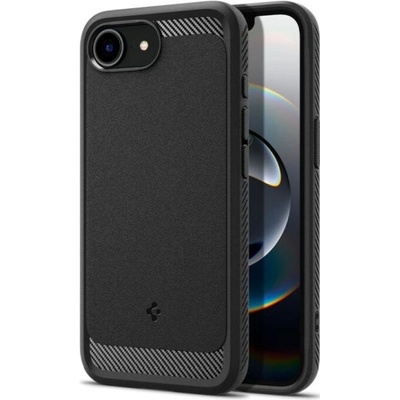 Spigen - Pouzdro Rugged Armor s MagSafe pro iPhone 16e, Matte Black