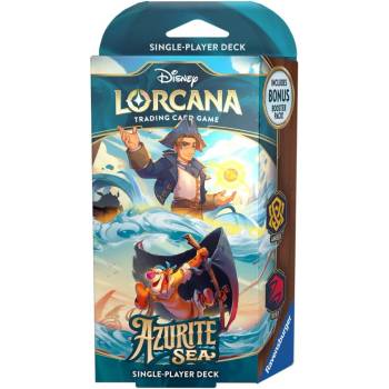 Ravensburger Disney Lorcana TCG: Azurite Sea Starter Deck - Jim Hawkins & Tigger (11098459-1)