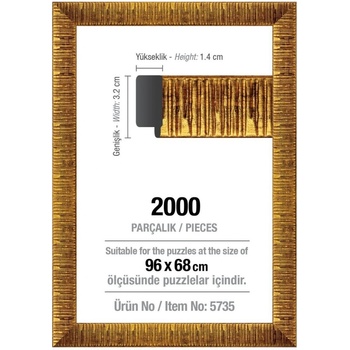 ART PUZZLE Rám na puzzle 96x68cm Gold
