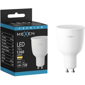 Mexen Nova LED крушка GU10, 12W, Топла - 3000K, 1260 lm - L108-GU10-1230-01 (L108-GU10-1230-01)