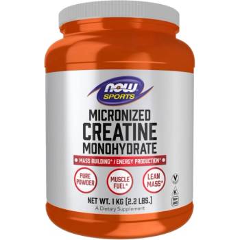 NOW Micronized Creatine Monohydrate [1000 грама] Неовкусен