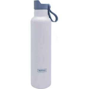 Nerthus 750 мл синя двустенна спортна бутилка с дръжка Click Cap Nerthus