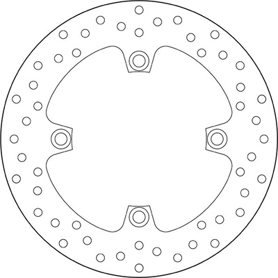 Zadný brzdový kotúč Brembo HONDA 600 CBF 2004 - 2007