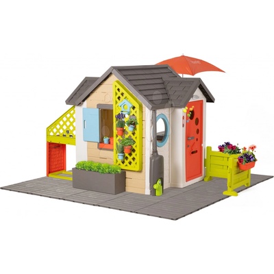 Smoby Domeček pro zahradníka Garden House výjimečně rozšiřitelný se základní komplet výbavou od 24 m