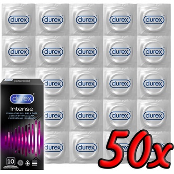 Image 1 of Durex Intense Orgasmic 50 pack