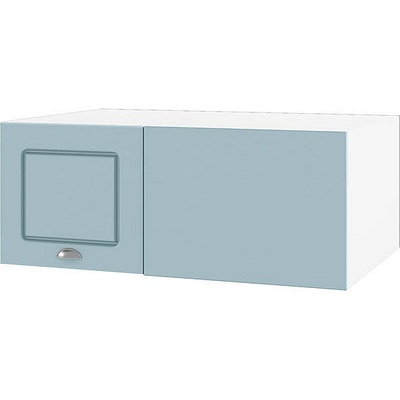 ИРИМ Горен ъглов кухненски шкаф Сити БФ-Деним мат-06-113 90 см