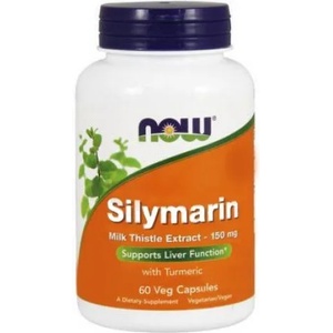 NOW НАУ ФУДС silymarin (МАГАРЕШКИ БОДИЛ) 150 МГ - 60 КАПСУЛИ /now milk thistle / silymarin 150 mg, 60 veg. caps