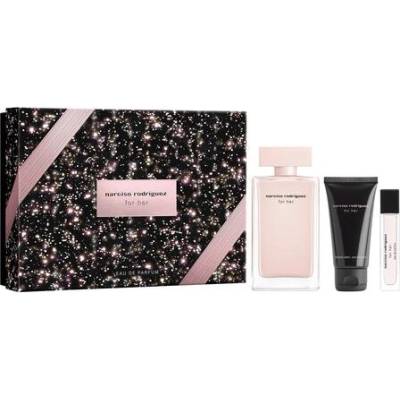 Narciso Rodriguez For Her подаръчен комплект за жени EDP 100 ml + EDP 10 ml + лосион 50 ml