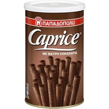 Papadopoulou Caprice plnené trubičky Dark 250 g