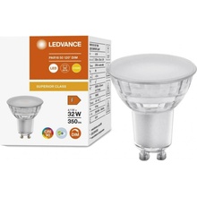 Ledvance LED žiarovka GU10 4,1W 32W 350lm 2700K Warm 120° CRI90 Stmievateľné sklo Superior