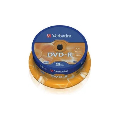 Verbatim DVD-R 4.7GB шпиндел (25) (43522)
