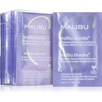 Malibu C Wellness Hair Remedy Malibu Blondes Интензивна грижа за блонд коса и коса с кичури 12x5 гр