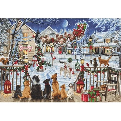 Luca-S На верандата - гоблен по схема b2423