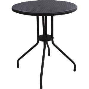 Mira-N HORECANO Кръгла маса Ø60xh74 см POLYRATTAN КАФЯВА (RZY-60KD) (0195373)