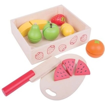 Image 1 of Bigjigs Toys - Комплект дървени плодове за рязане