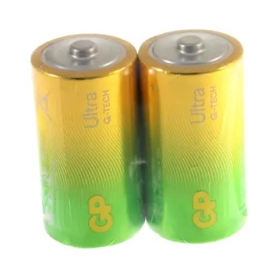 GP Batteries Алкална батерия GP ULTRA LR14 /2 бр. в опаковка shrink/ 14AU21-S2 1.5V (GP-BA-14AU21-S2)