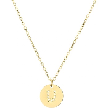 HARAHU Колие Абецеда - u / Златна kp21226 (21226)