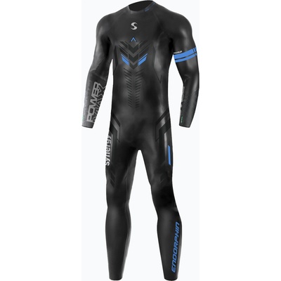 Synergy Мъжки неопренов костюм за триатлон Synergy Endorphin Full Sleeve 5/3 mm black/blue