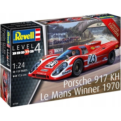 Revell ModelKit 07709 Porsche 917 KM Le Mans Winner 1970 1:24
