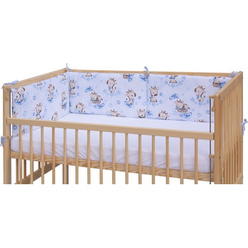 Scarlett Fiki modrá Mantinel do postieľky 4 dielny