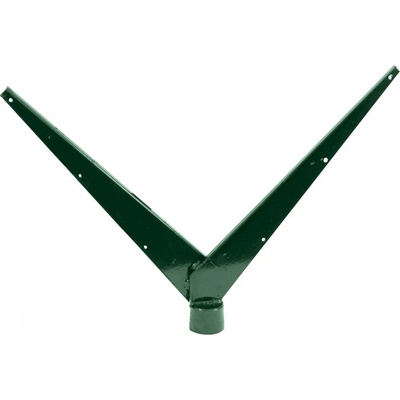PILECKÝ Bavolet pre stĺpik IDEAL a PILCLIP poplastovaný obojstranný 48 mm zelený