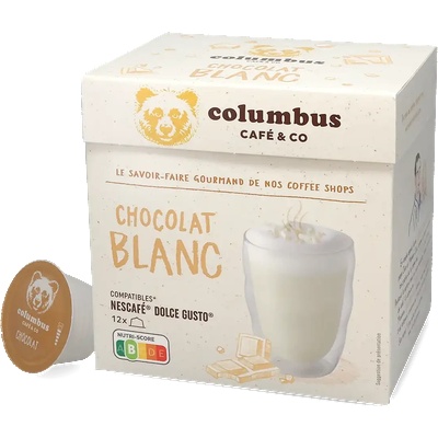 Columbus | Бял горещ шоколад - 12 капсули за Dolce Gusto