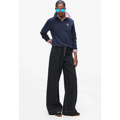 Karl Lagerfeld Памучна блуза с дълги ръкави Karl Lagerfeld IKON (A4W20073)