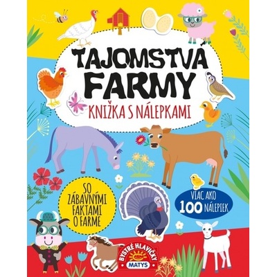 Tajomstvá farmy – knižka s nálepkami – viac ako 100 nálepiek!