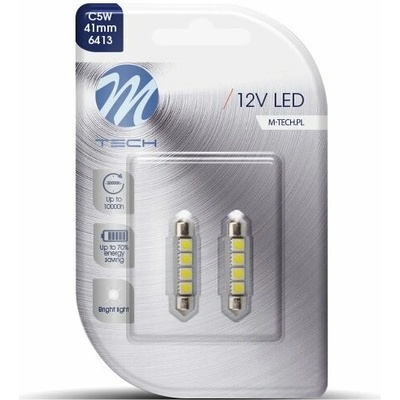 M-Tech C5W 41 mm 4 LED biele 2 ks LB311W