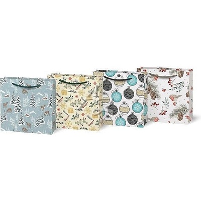 MFP dárková taška 170x170x60mm T2 vánoční mix V14