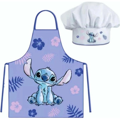 BrandMac Dětská zástěra s kuchařskou čepicí Lilo & Stitch