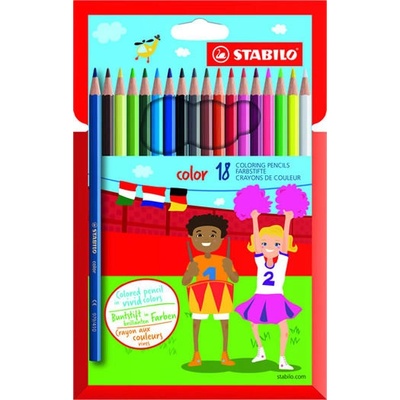 Pastelky STABILO color sada 18 ks