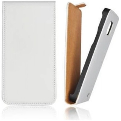 Pouzdro Forcell SLIM Flip Samsung i8160 Galaxy Ace 2 bílé – Hledejceny.cz