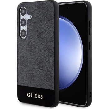 GUESS Калъф GUESS 4G Stripe за Samsung Galaxy S24 Plus, GUHCS24MG4GLGR, Сив (GUHCS24MG4GLGR)