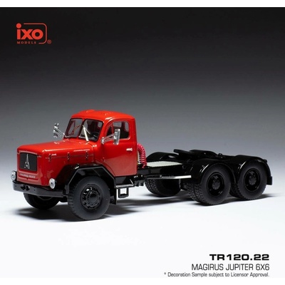 IXO Magirus Jupiter 6x6 červené 1:43