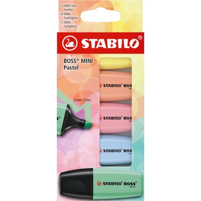 Stabilo Boss Mini pastel 5 ks