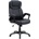 TopMebel Офис стол Morgan TopMebel с PU кожа в черен цвят 67x65x112/122cm