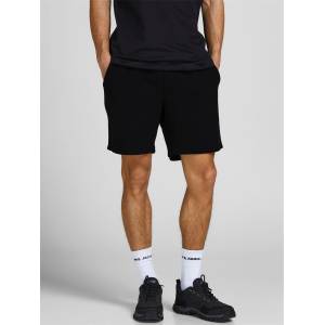 Jack and Jones Поларени къси панталони Jack and Jones Men's Fleece Jogger Shorts - Black