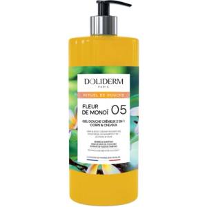 Doliderm Душ гел 2 в 1 Fleur de Monoi 05, 1000 ml - ozone