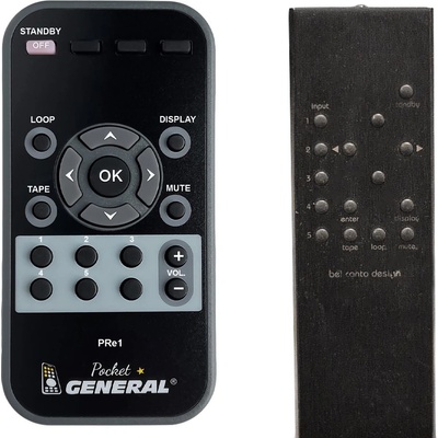 GENERAL BEL CANTO PRe1, eVo2i - дистанционно управление дубликат (PRe1, eVo2i)