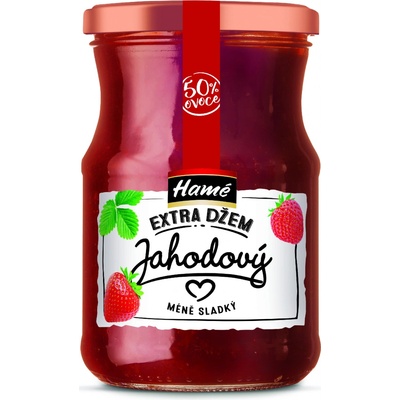 Hamé extra Džem jahodový méně sladký 640 g