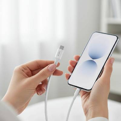 Forcell C343 USB A na Lightning 2,4A 12W 1m bílý